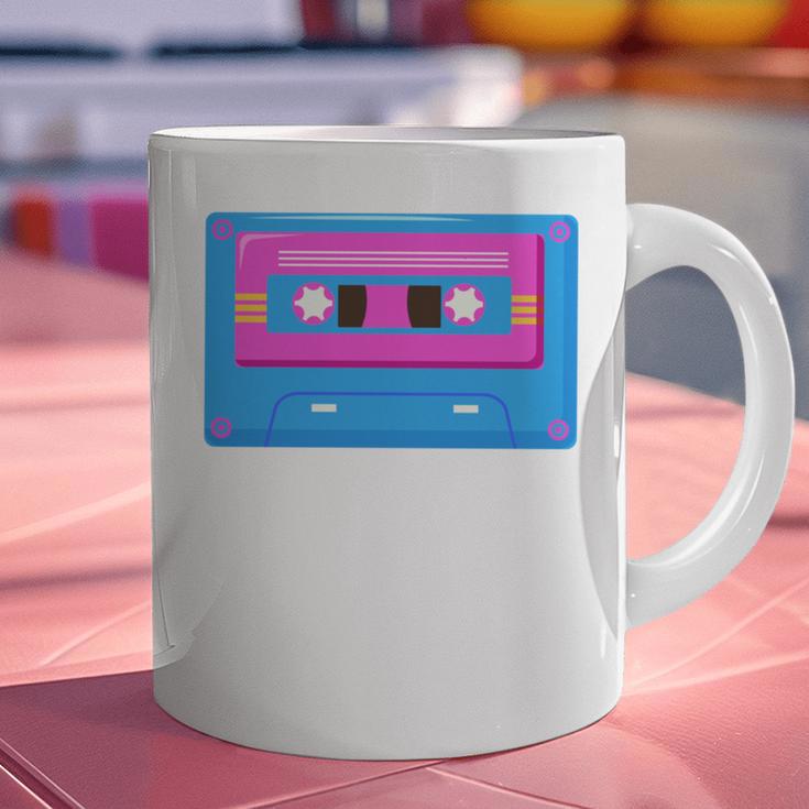 Retro Cassette Tape Tee 90s Nostalgia Aesthetic Graphic Print Coffee Mug