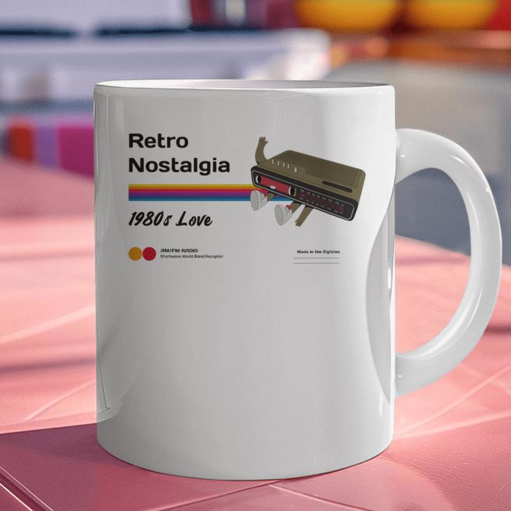 Retro Nostalgia 1980s Love Graphic Premium Tri-Blend Graphic Print Coffee Mug