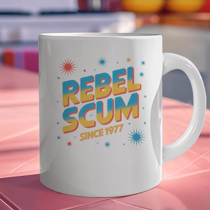 Retro Sci Fi Star Rebel 1977 Space Vintage Nerd Nostalgia Premium Graphic Print Coffee Mug