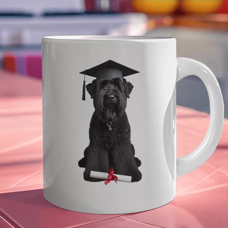 Russian Terrier Dog Graduation Cap Graduate Owner Grad Graphic Print Coffee Mug