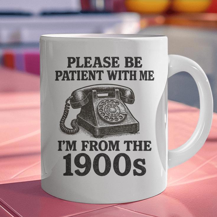 Sarcastic Please Be Patient I'm From The 1900s Premium Tri-Blend Graphic Print Coffee Mug Sarcastic Please Be Patient I'm From The 1900s Premium Tri-Blend Graphic Print Coffee Mug