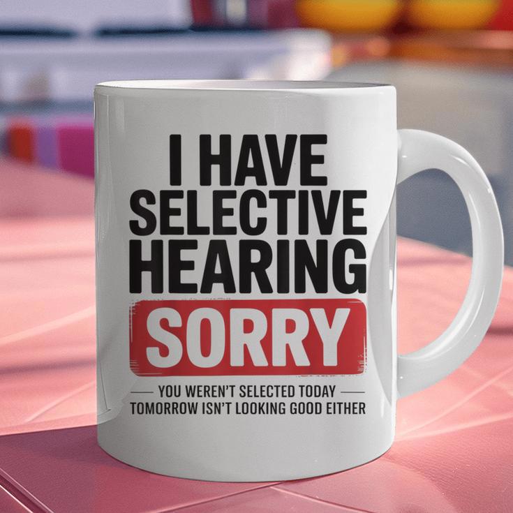 Sarcastic Sayings Introvert I Have Selective Hearing Graphic Print Coffee Mug Sarcastic Sayings Introvert I Have Selective Hearing Graphic Print Coffee Mug