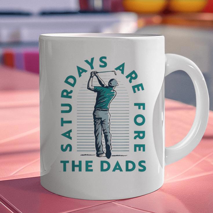 Saturdays For Dads Golfer Father's Day Graphic Print Coffee Mug