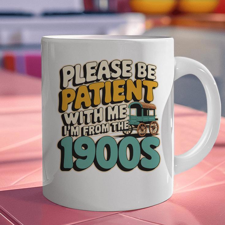 Saying Please Be Patient With Me I'm From The 1900s Premium Tri-Blend Graphic Print Coffee Mug