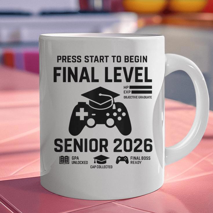 Senior 2026 Final Level Gamer Graduation 2026 Graphic Print Coffee Mug