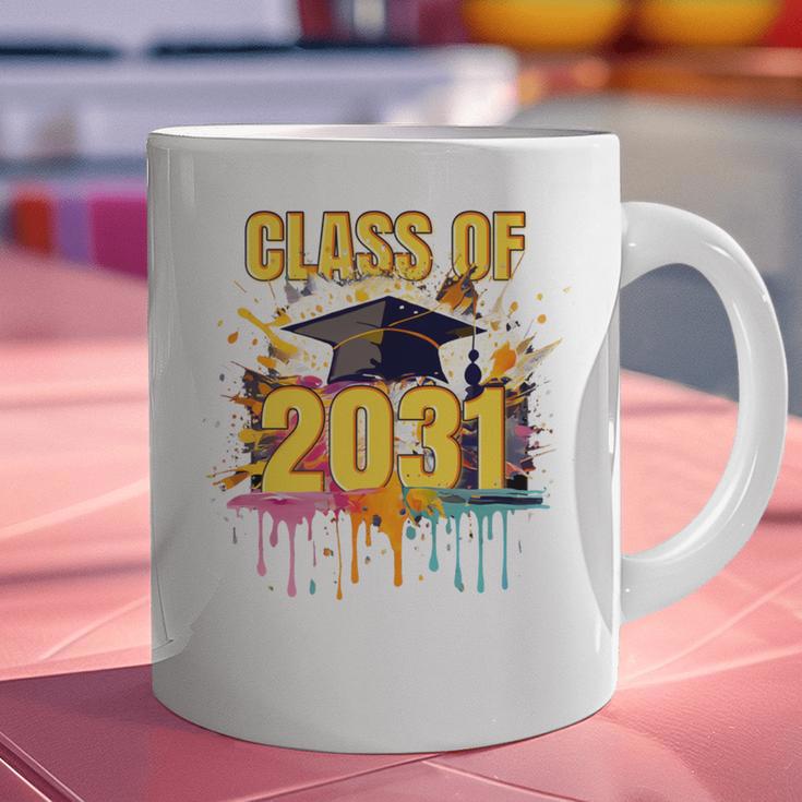 Senior 31 Class Of 2031 Back To School Graduation 2031 Graphic Print Coffee Mug