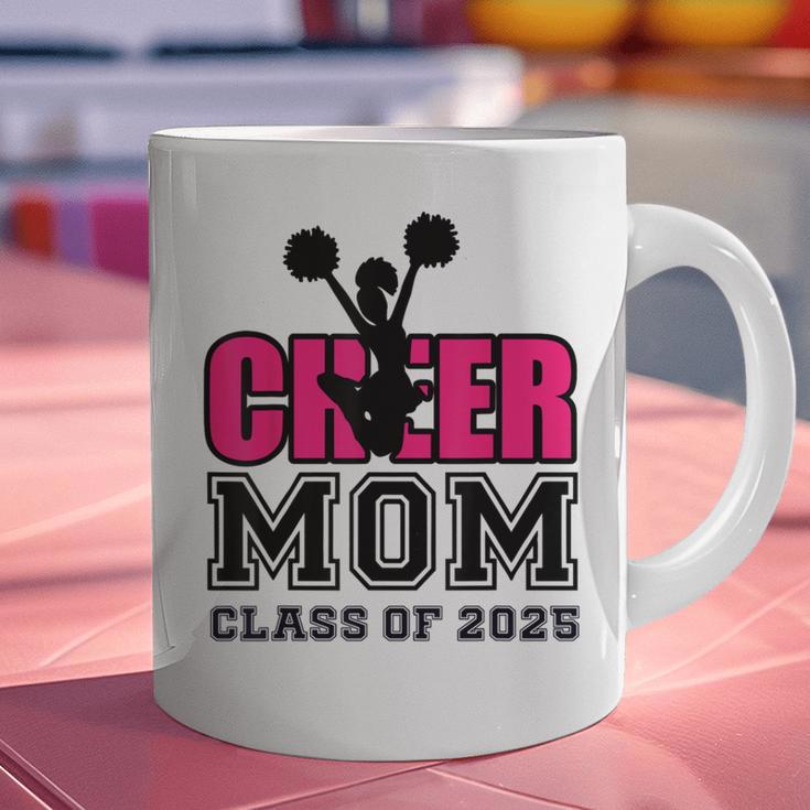 Senior Cheerleader Mom Cheer Class Of 2025 Graduation Women Graphic Print Coffee Mug