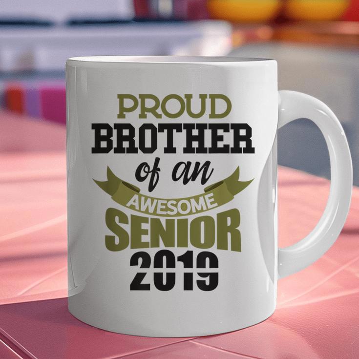 Senior Class Of 2019 Tshirt Graduation Awesome Brother Graphic Print Coffee Mug