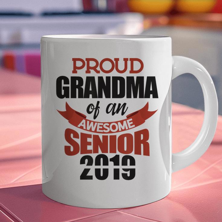 Senior Class Of 2019 Tshirt Graduation Awesome Grandma Graphic Print Coffee Mug