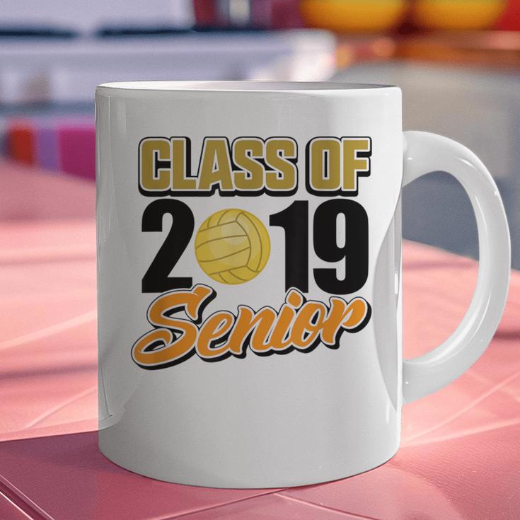Senior Class Of 2019 Tshirt Graduation School Volleyball Graphic Print Coffee Mug