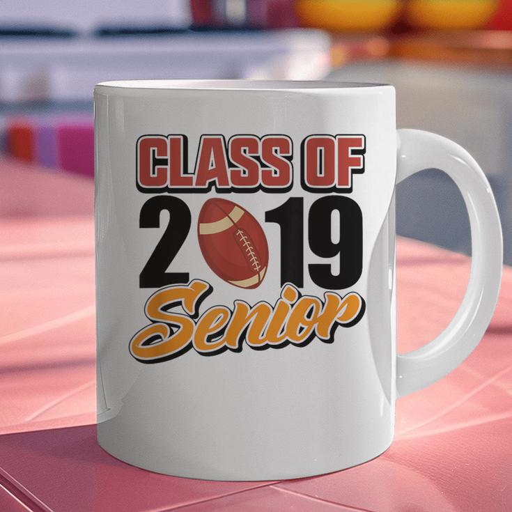 Senior Class Of 2019 Tshirt Graduation Students Football Graphic Print Coffee Mug