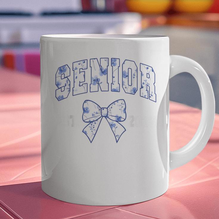 Senior Class Of 2026 Graduation Girly Floral Coquette Bow Graphic Print Coffee Mug