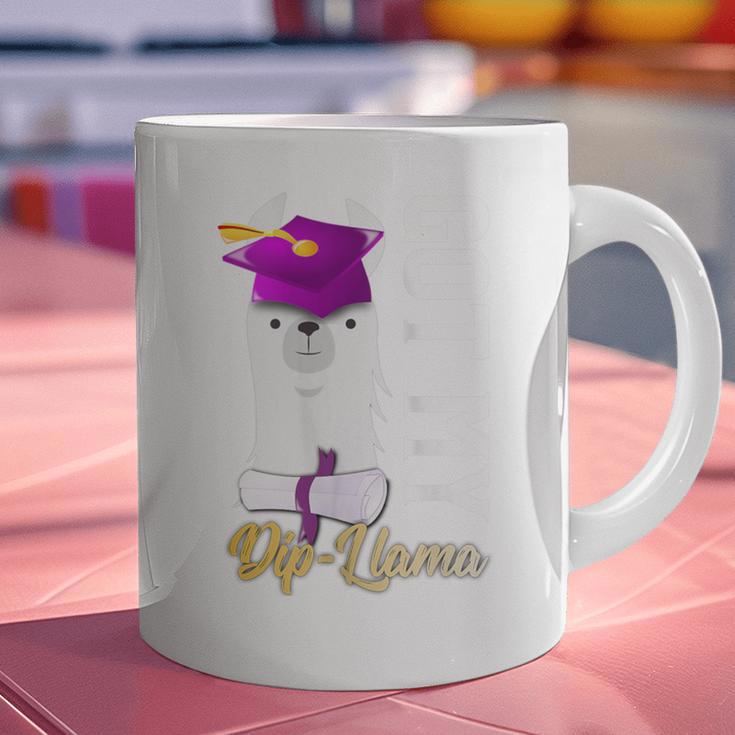 Senior Graduation 2020 Got My Dip-Llama Diploma Llama Pun Graphic Print Coffee Mug