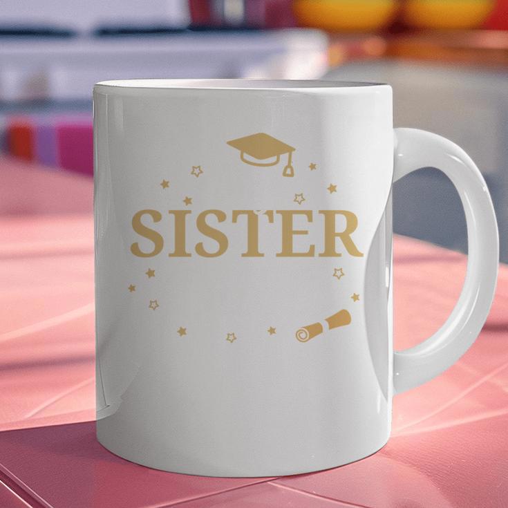 My Sister Did It Proud Class Senior Graduate Graduation Graphic Print Coffee Mug