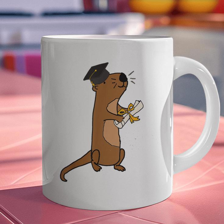 SmileteesGrad Cute Sea Otter Graduation T-Shirt Graphic Print Coffee Mug