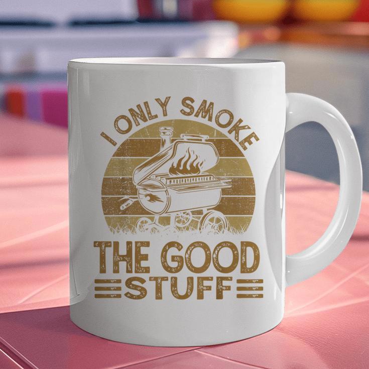 I Only Smoke The Good Stuff BBQ Barbeque Chef Dad Graphic Print Coffee Mug I Only Smoke The Good Stuff BBQ Barbeque Chef Dad Graphic Print Coffee Mug