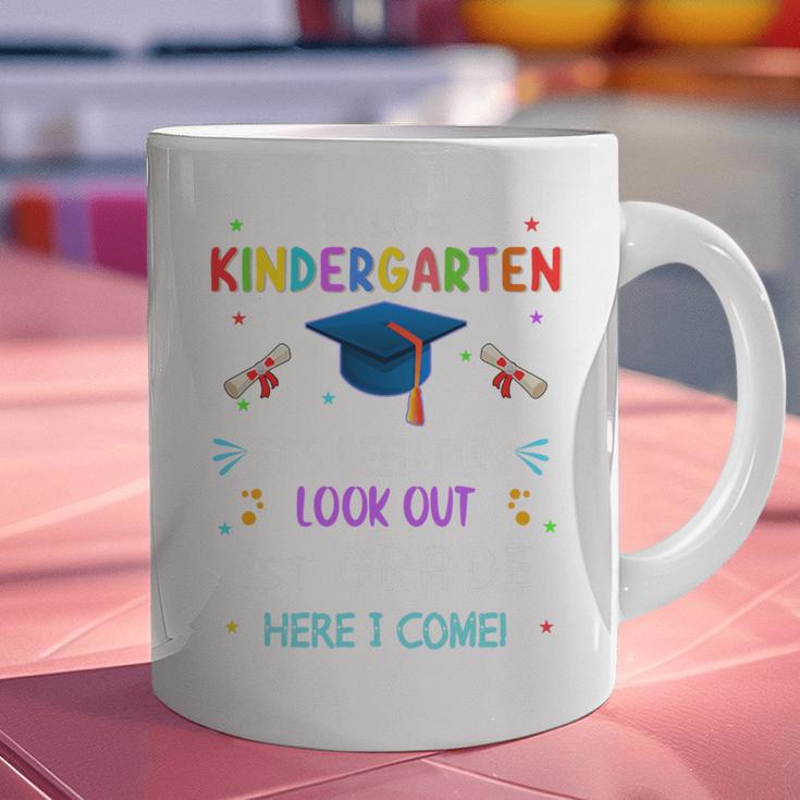 So Long Kindergarten Graduation Look Out 1st Grade 2025 Kids Premium Tri-Blend Graphic Print Coffee Mug