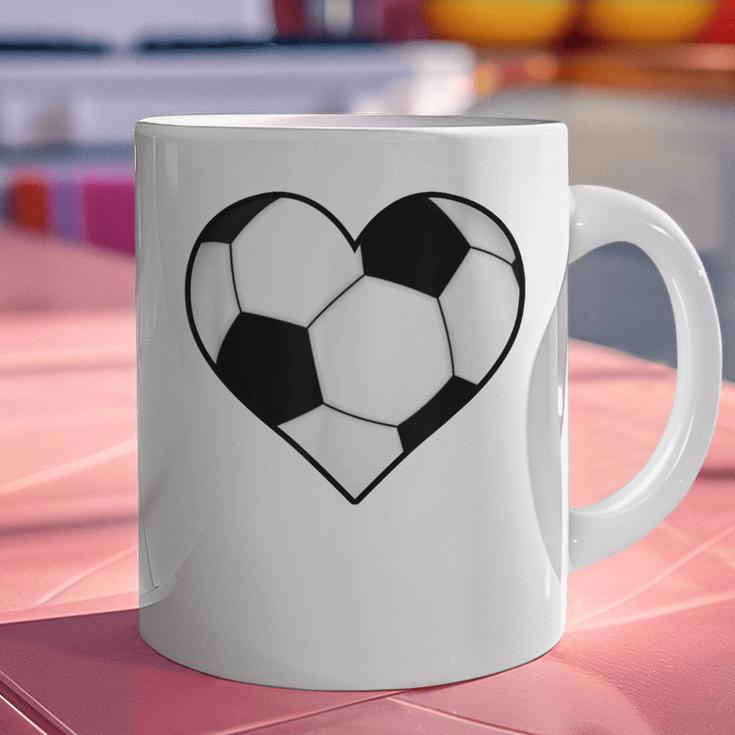 Soccer Ball Heart Idea For Mom Dad Kids T-Shirt Graphic Print Coffee Mug Soccer Ball Heart Idea For Mom Dad Kids T-Shirt Graphic Print Coffee Mug