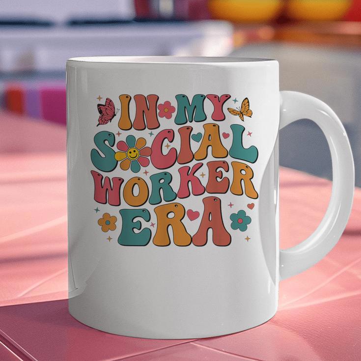 In My Social Worker Era Cute Social Worker Graduation MSW Graphic Print Coffee Mug