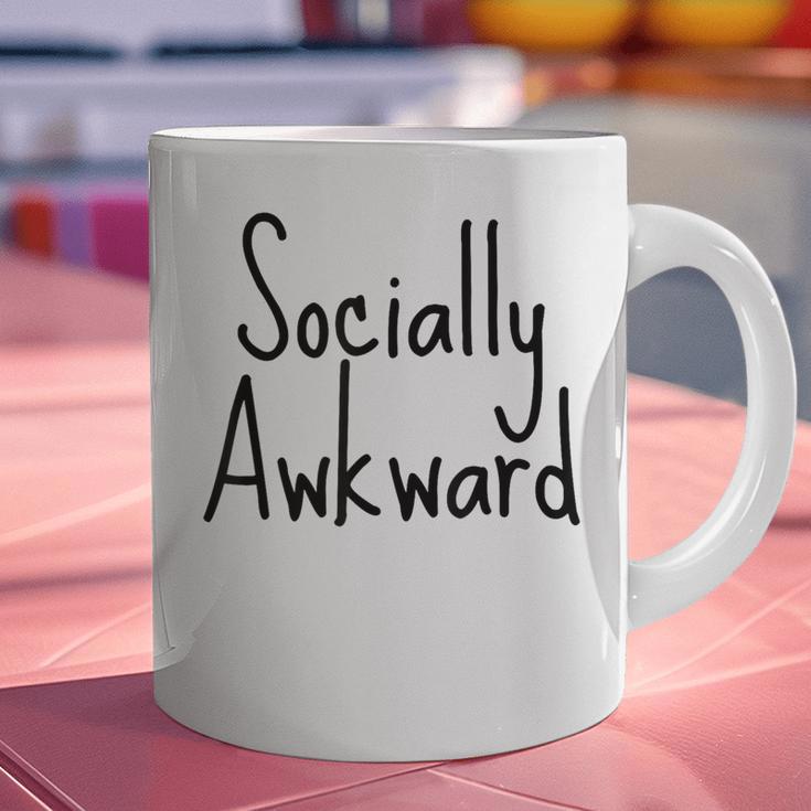 Socially Awkward Introvert Anxious Social Awkwardness Graphic Print Coffee Mug Socially Awkward Introvert Anxious Social Awkwardness Graphic Print Coffee Mug