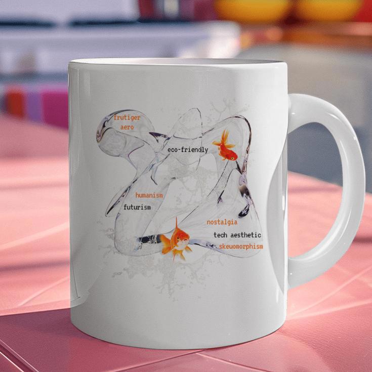 Splash Water Frutiger Aero Y2K Style Clownfish Graphic Print Coffee Mug Splash Water Frutiger Aero Y2K Style Clownfish Graphic Print Coffee Mug