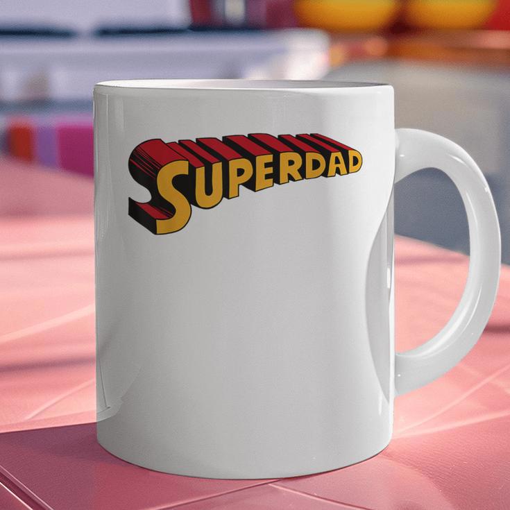 Super Dad Superdad Superhero Dad Graphic Print Coffee Mug