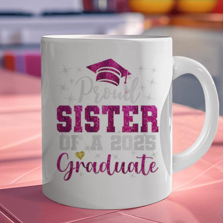 Super Proud Sister Of 2025 Graduate Senior Graduation Family Premium Tri-Blend Graphic Print Coffee Mug