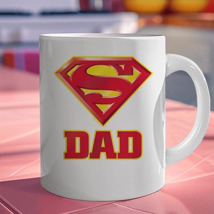 Superman Super Dad Graphic Print Coffee Mug Superman Super Dad Graphic Print Coffee Mug