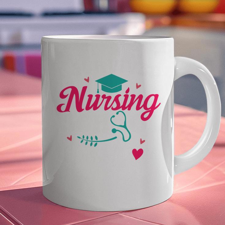 I Survived Nursing School Class Of 2026 Nurse Graduation Graphic Print Coffee Mug