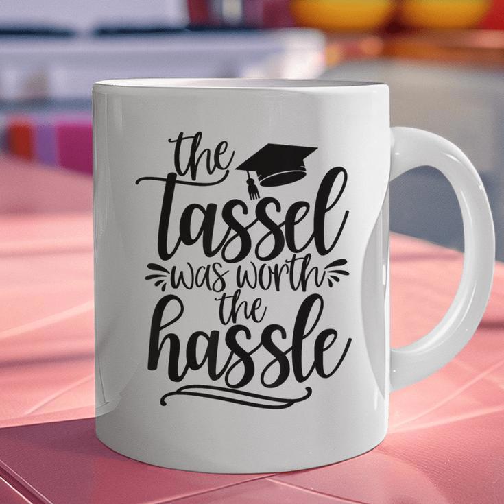 The Tassel Was Worth The Hassle Graduation Graphic Print Coffee Mug