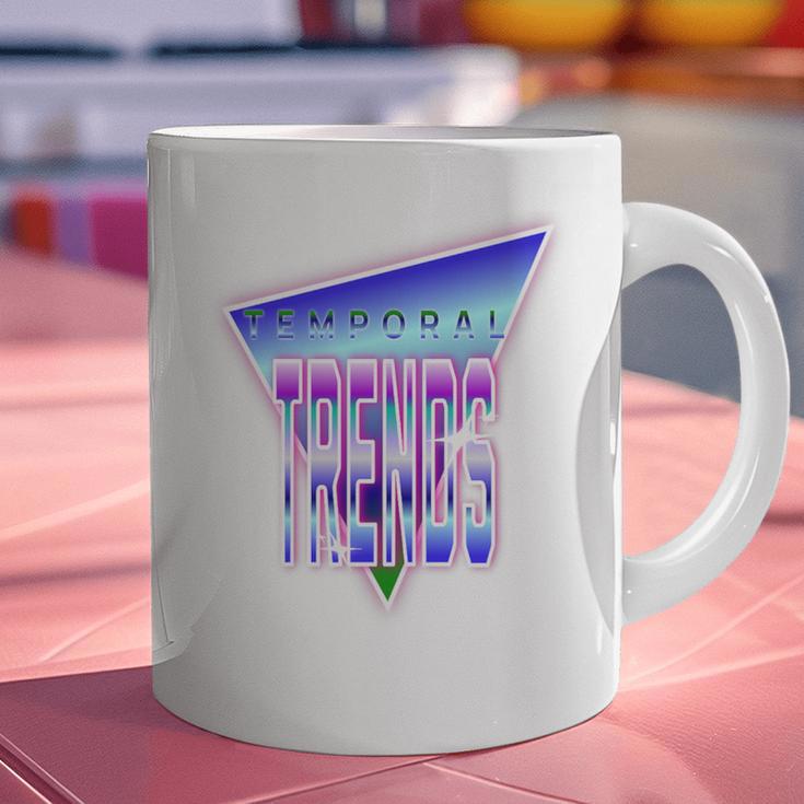 Temporal Trends Vaporwave Style Retro Nostalgia Look Premium Tri-Blend Graphic Print Coffee Mug