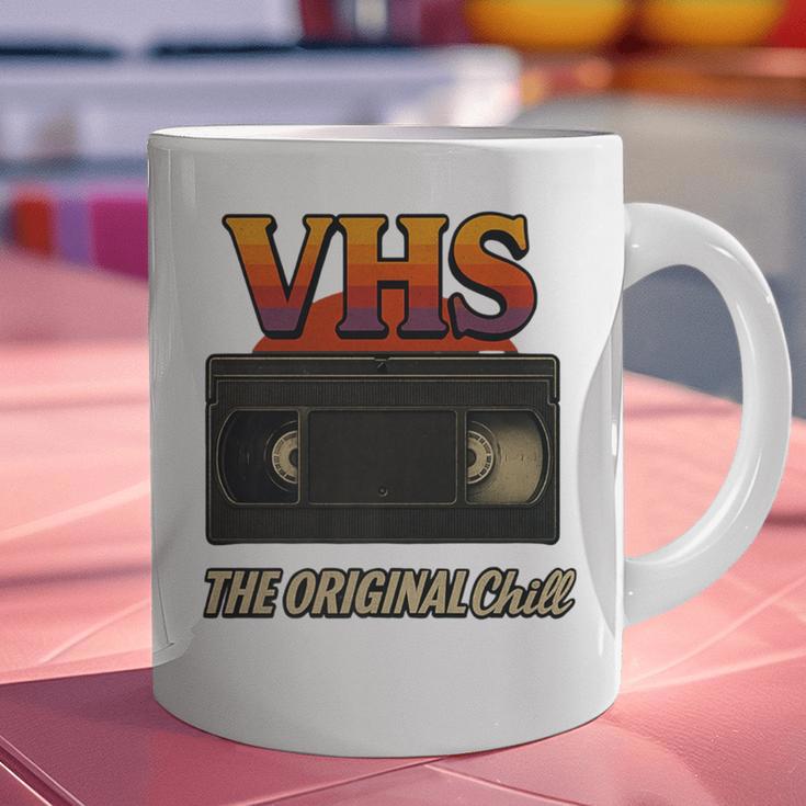 VHS Tape Nostalgia Old School Technology Humor Premium Graphic Print Coffee Mug