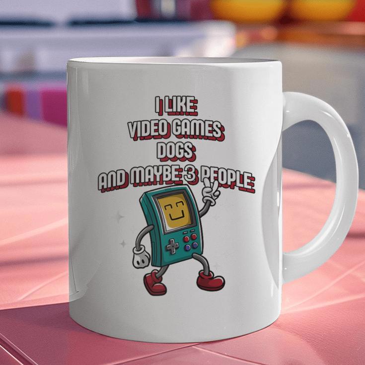 I Like Video Games Dogs And Maybe 3 People Gamer Introvert Raglan Baseball Tee Graphic Print Coffee Mug I Like Video Games Dogs And Maybe 3 People Gamer Introvert Raglan Baseball Tee Graphic Print Coffee Mug