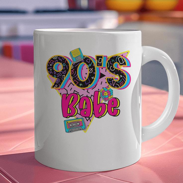 Vintage 90's Babe Party Back To 90s Cassette Nostalgia Premium Tri-Blend Graphic Print Coffee Mug