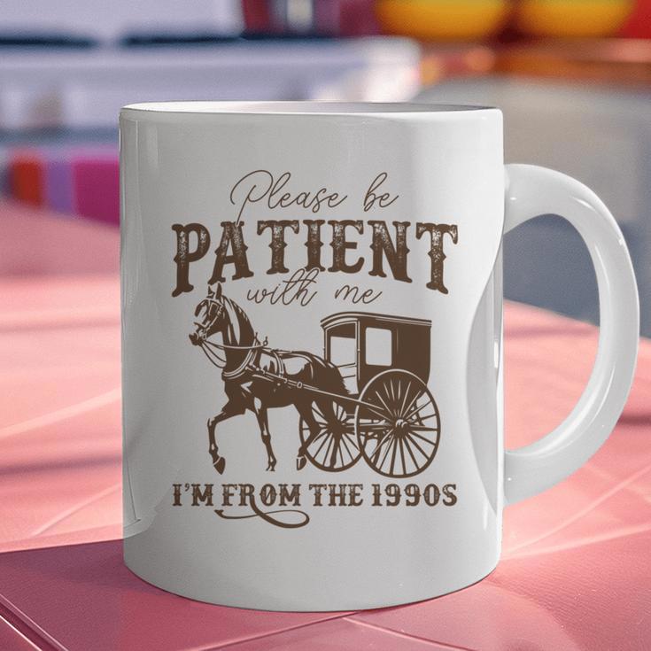 Vintage Please Be Patient With Me I'm From The 1900s On Back Graphic Print Coffee Mug Vintage Please Be Patient With Me I'm From The 1900s On Back Graphic Print Coffee Mug