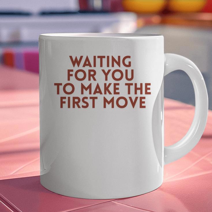 Waiting For You To Make The First Move Introvert Minimal Graphic Print Coffee Mug Waiting For You To Make The First Move Introvert Minimal Graphic Print Coffee Mug