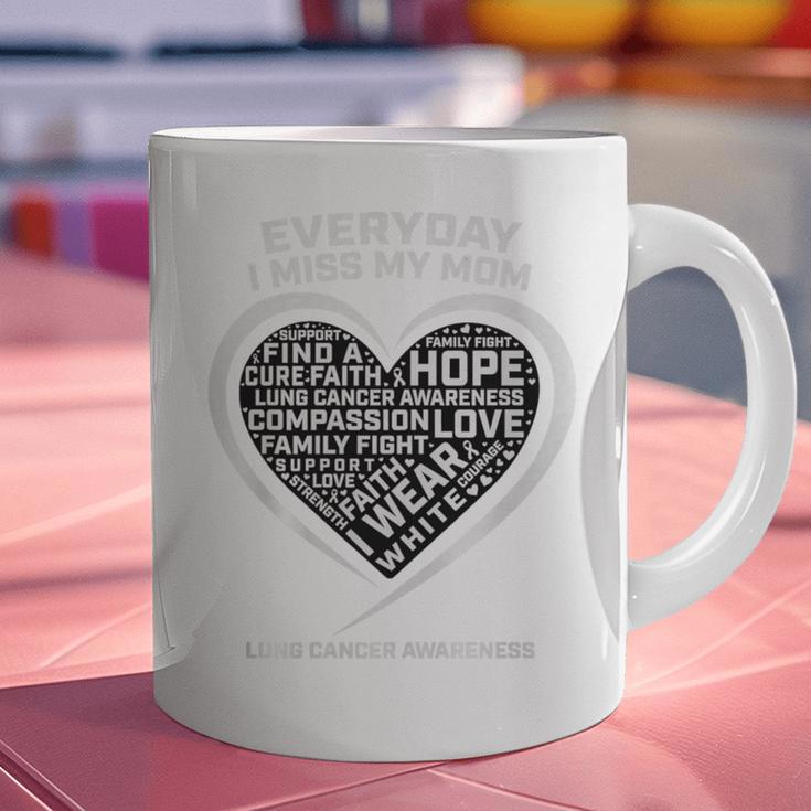 Wear In Memory Of I Miss My Mom Lung Cancer Awareness Premium Graphic Print Coffee Mug Wear In Memory Of I Miss My Mom Lung Cancer Awareness Premium Graphic Print Coffee Mug