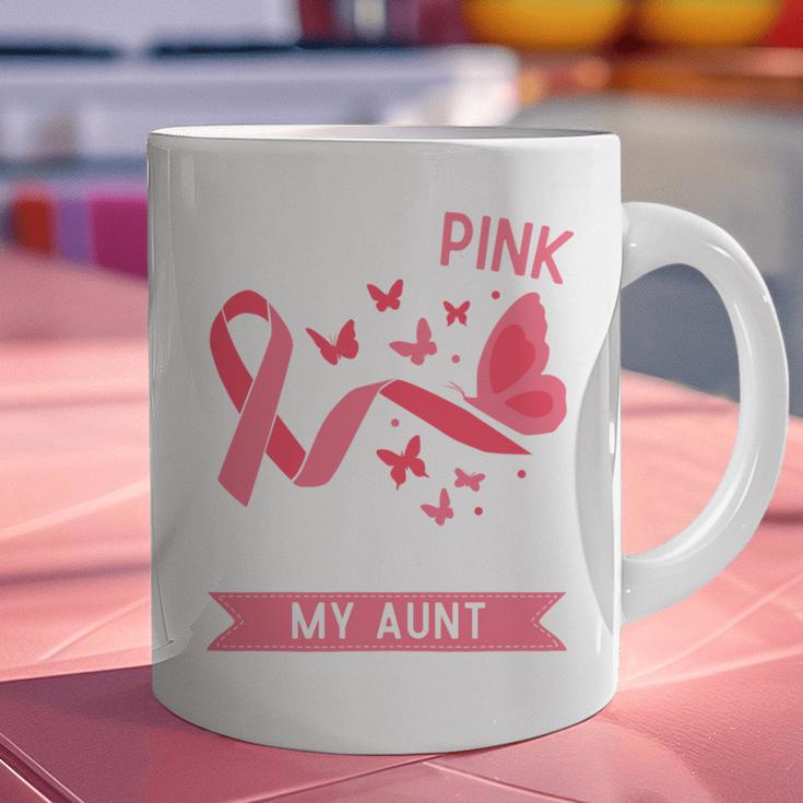 I Wear Pink In Memory Of My Aunt Graphic Print Coffee Mug