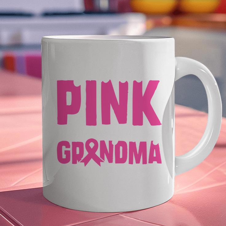 I Wear Pink In Memory Of My Grandma Breast Cancer Awareness Graphic Print Coffee Mug I Wear Pink In Memory Of My Grandma Breast Cancer Awareness Graphic Print Coffee Mug