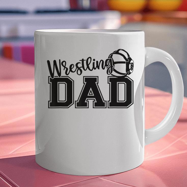 Wrestling Dad Hobby Wrestle Wrestler Martial Arts Father Graphic Print Coffee Mug