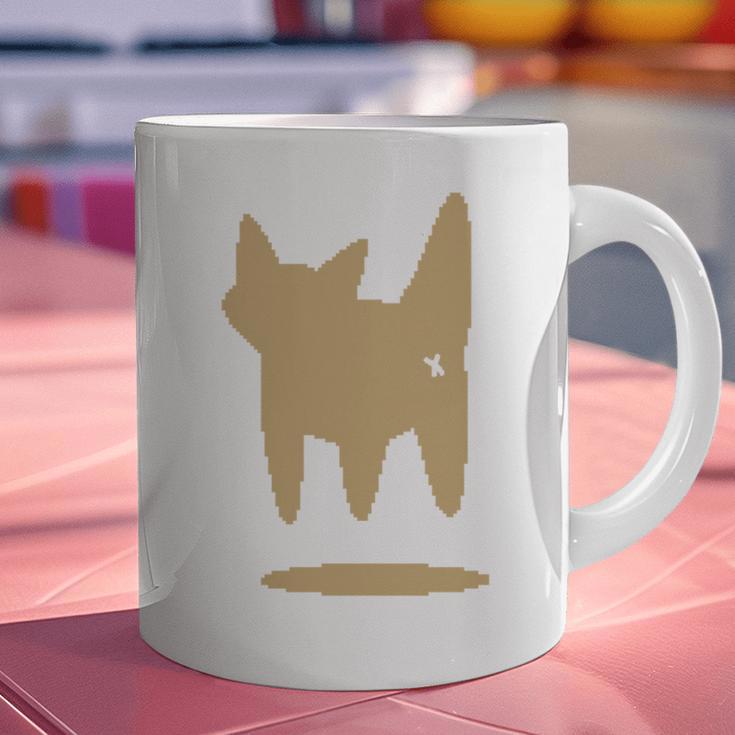 Yk2 Cat With Tomboy Tail 90s Nostalgia Downtown Indie Graphic Print Coffee Mug