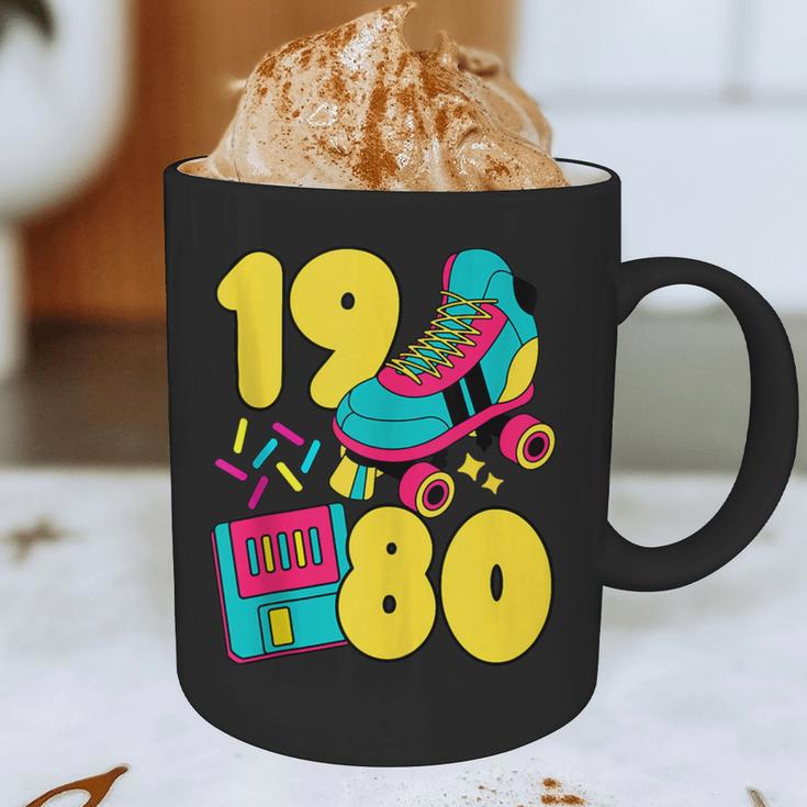1980 Retro Raised In The 80s Old School Nostalgia Vibes Graphic Print Coffee Mug
