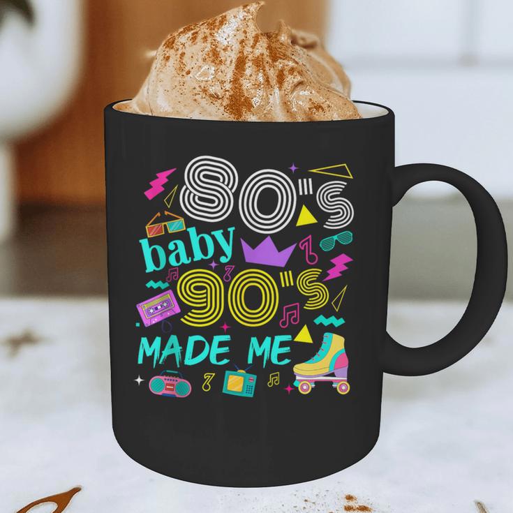 1980s 80's Baby 1990s 90's Made Me Birthday Nostalgia Vibes Graphic Print Coffee Mug 1980s 80's Baby 1990s 90's Made Me Birthday Nostalgia Vibes Graphic Print Coffee Mug