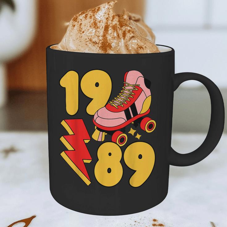 1989 Retro Roller Skate Vintage 80s Nostalgia Collector Graphic Print Coffee Mug 1989 Retro Roller Skate Vintage 80s Nostalgia Collector Graphic Print Coffee Mug