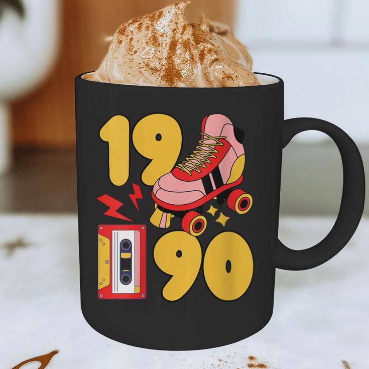1990 Retro Raised On 90s Music Old School Nostalgia Punk Graphic Print Coffee Mug