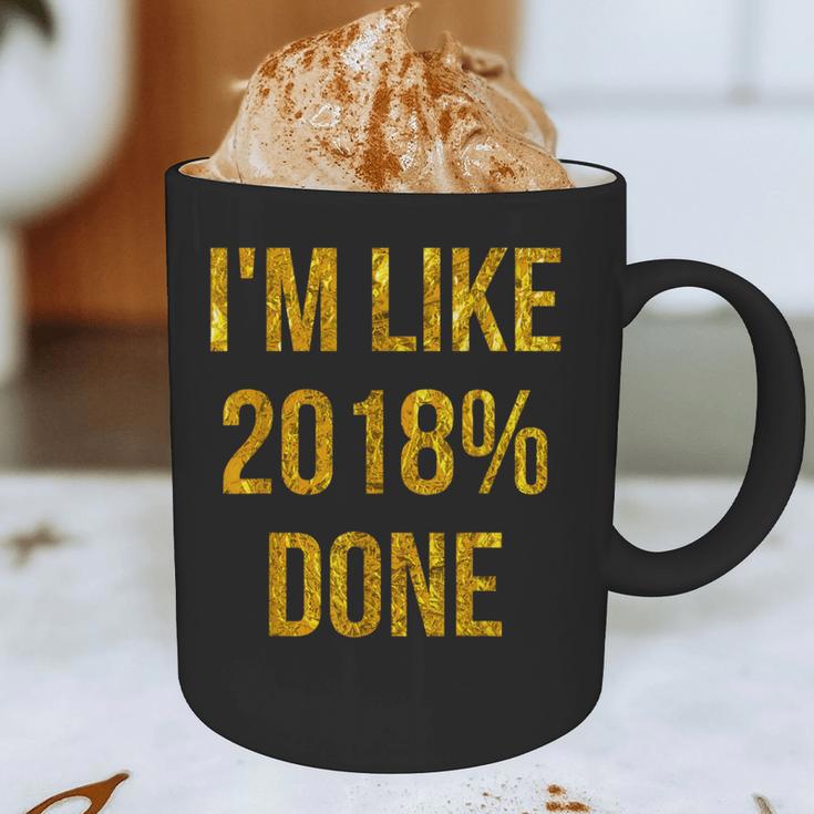 2018 Done High School Senior Graduation New Years Eve Shirt Graphic Print Coffee Mug