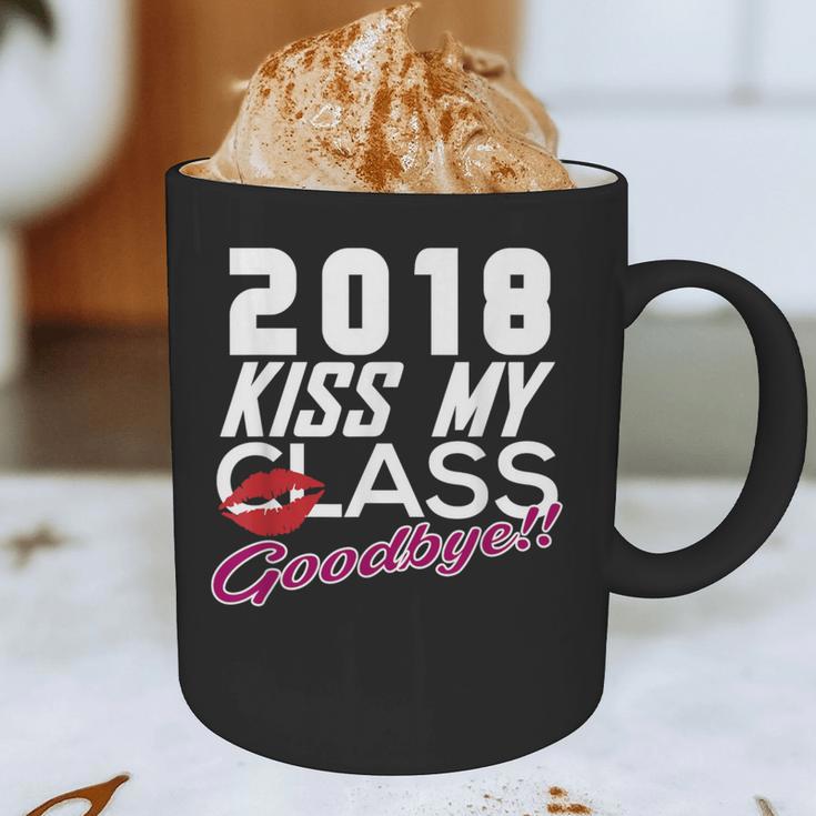 2018 Kiss My Class Goodbye Graduation Graphic Print Coffee Mug