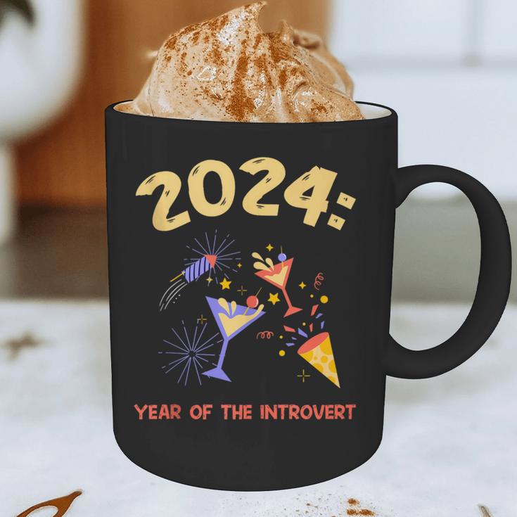 2024 Year Of The Introvert New Year Adventures Graphic Print Coffee Mug 2024 Year Of The Introvert New Year Adventures Graphic Print Coffee Mug