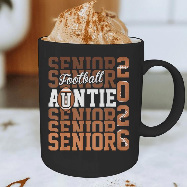 2026 Football Senior Auntie Graduation Matching Family Graphic Print Coffee Mug