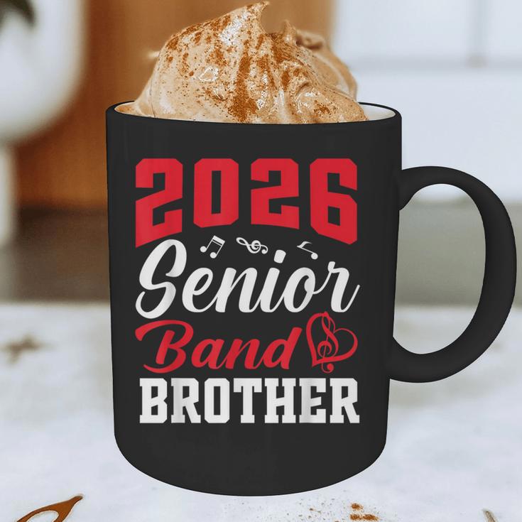 2026 Senior Band Brother Class Of 2026 Parent Graduation Graphic Print Coffee Mug